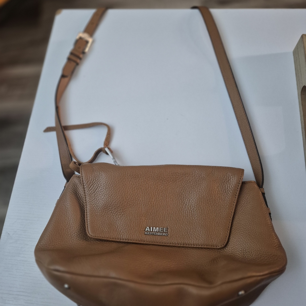 Aimee Kestenberg Tan Leather Shoulder Bag - Picture 3 of 3